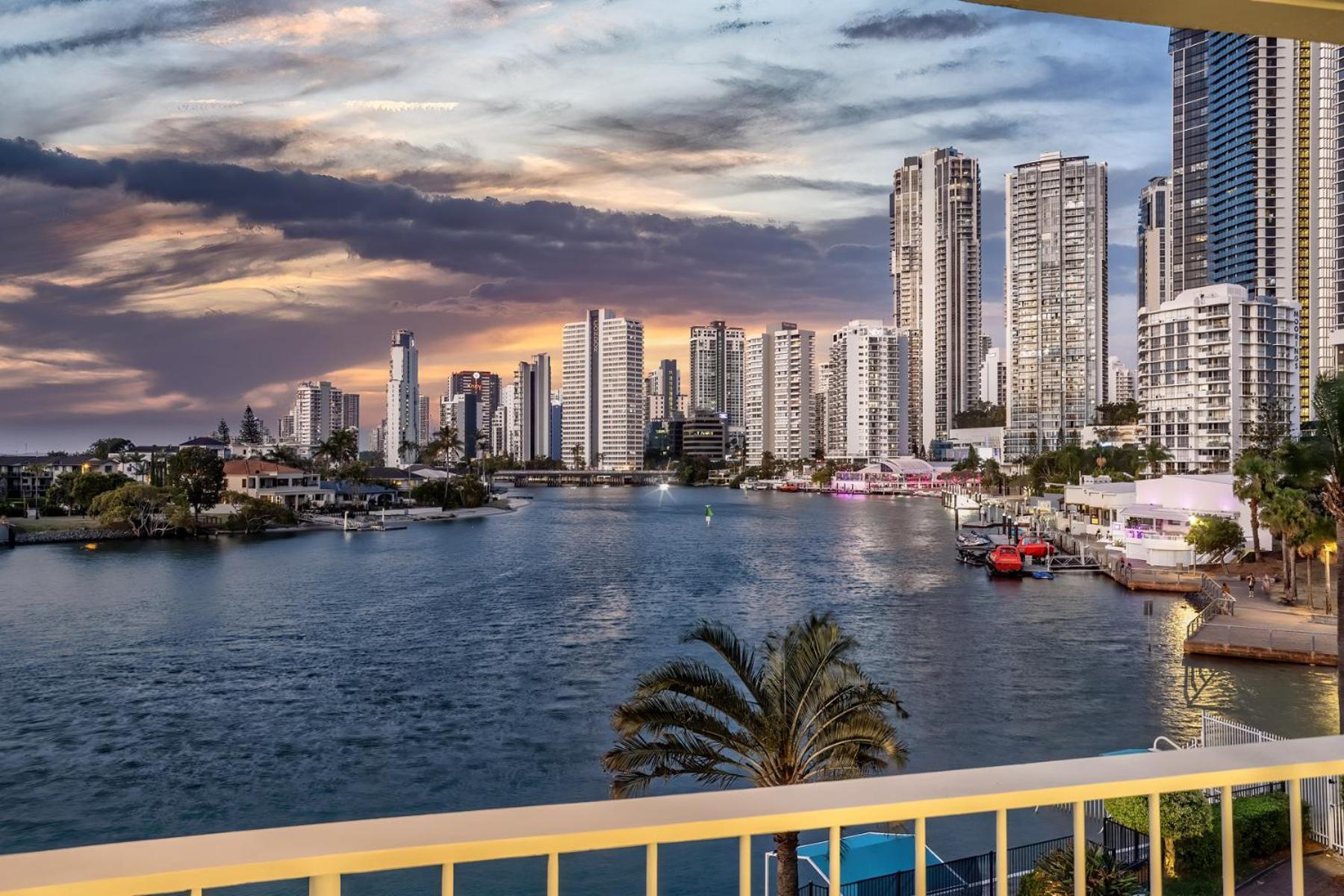 Amazing Water Views Surfers Paradise Gold Coast Zewnętrze zdjęcie
