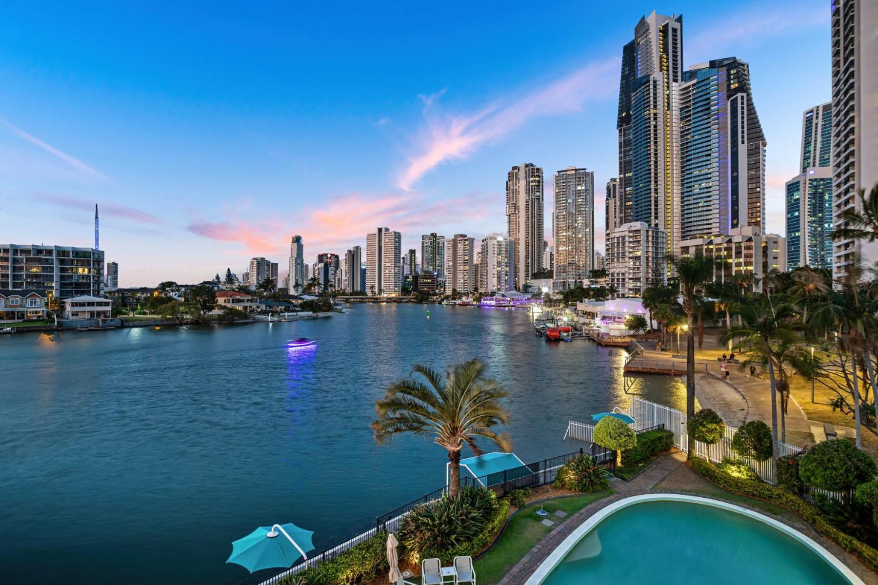 Amazing Water Views Surfers Paradise Gold Coast Zewnętrze zdjęcie